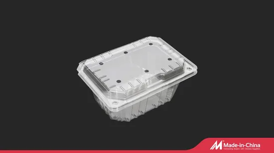 FDA Attestation Pet Transparent Food Grade Plastic Fruit Punnet